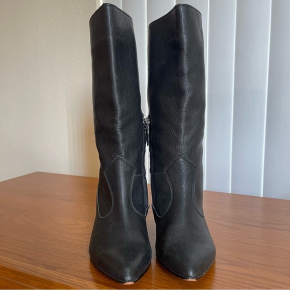 Naked Feet Semper Leather Boots Size 6.5 Black - Picture 7 of 16